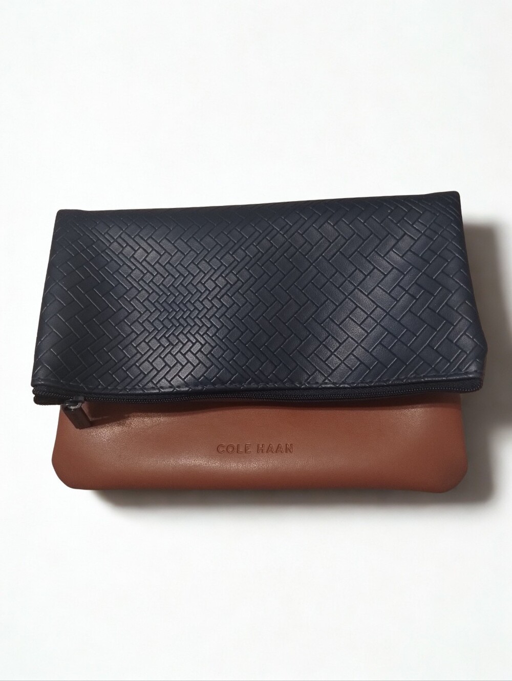Cole Haan American Airlines Leather Fold Over Pouch